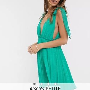 Brand new ASOS petite shoulder tie dress